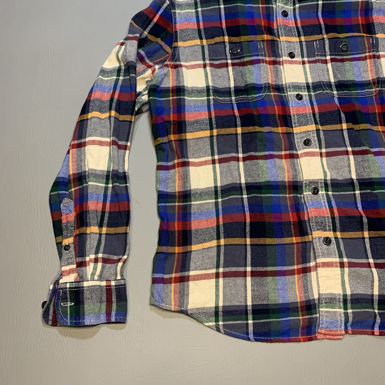 Heritage American Eagle Large Button Front Flanne… - image 3