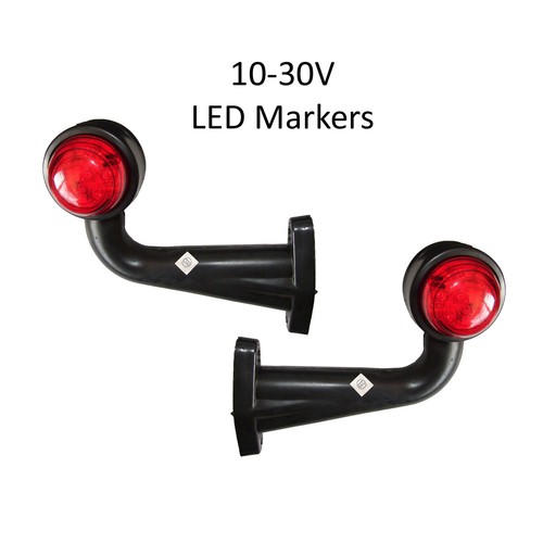 LED Side Marker Lights 90 Degree Horsebox for Ifor Williams Box Trailer