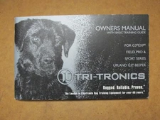 Tri-Tronics G3 Manual & Basic Training Guide Disc