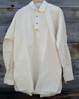 Civil War Off White Muslin Shirt with Pewter Buttons  XXLarge