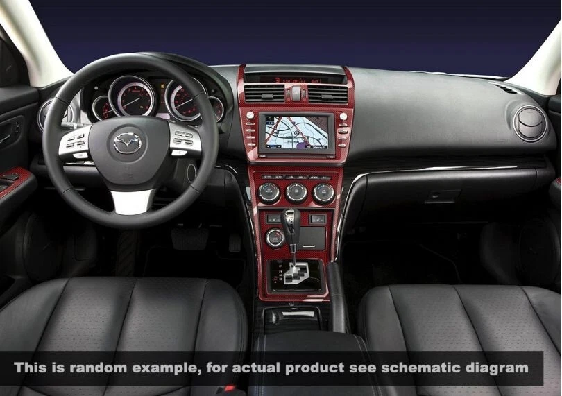 Kit de molduras de tablero BDTrims para modelo Acura RL 2005-2013 Foto 4 de 4