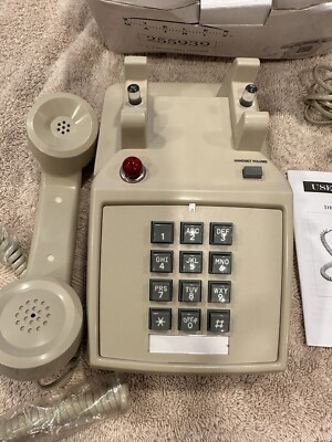 Desk Telephone Tele Matrix 2 gong bell ringer 2500G ash basic desk phone #255939