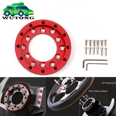 13/14inch Racing Steering Wheel Adapter Plate 70mm For Logitech G25 G27 G920