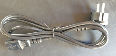 NETZ STROMKABEL MONITOR PC WASSERKOCHER C13 KABEL EU 2 PIN EUROSTECKER 1,5 METER