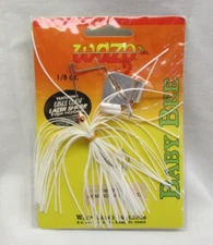 Baby Bee White Buzz Spinnerbait 1/8oz. Fishing Lure Tackle WAZP T24