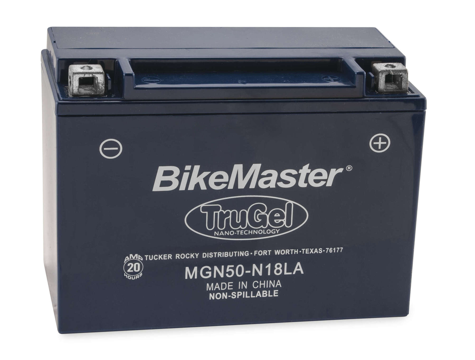 TruGel MGN50-N18LA Gel Cell Battery BikeMaster 780547 Replaces Y50-N18L-A
