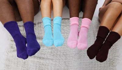 PAMELA MANN Ankle Socks Extra Wide Bamboo Blend For Comfort Gorgeous Colours