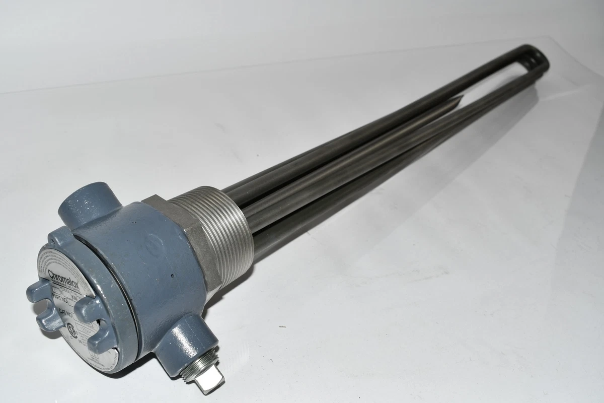 NEW CHROMALOX SCREW PLUG IMMERSION HEATER MTI-390E2 480V 9KW 3PH 500505517  | eBay