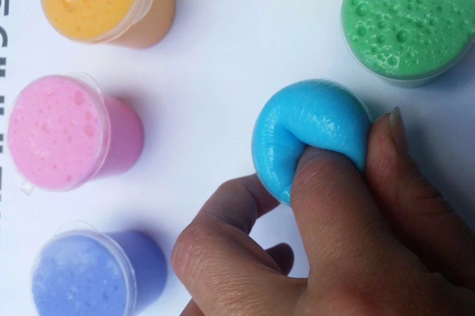 Glossy slime Lot Slime 6 Pack 12 oz gift Moisturizing fluffy slime bundle asmr - Image 4 of 4