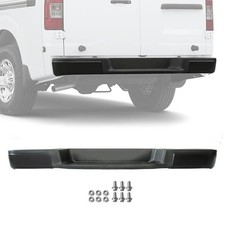 Black Steel Rear Step Bumper Assembly For 2012-2021 Nissan Nv1500 Nv2500 Nv3500
