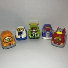 Vtech Go Go Smart Wheels Vehicles lot of 5 FireTruck Hot Rod Van Racer WORK 