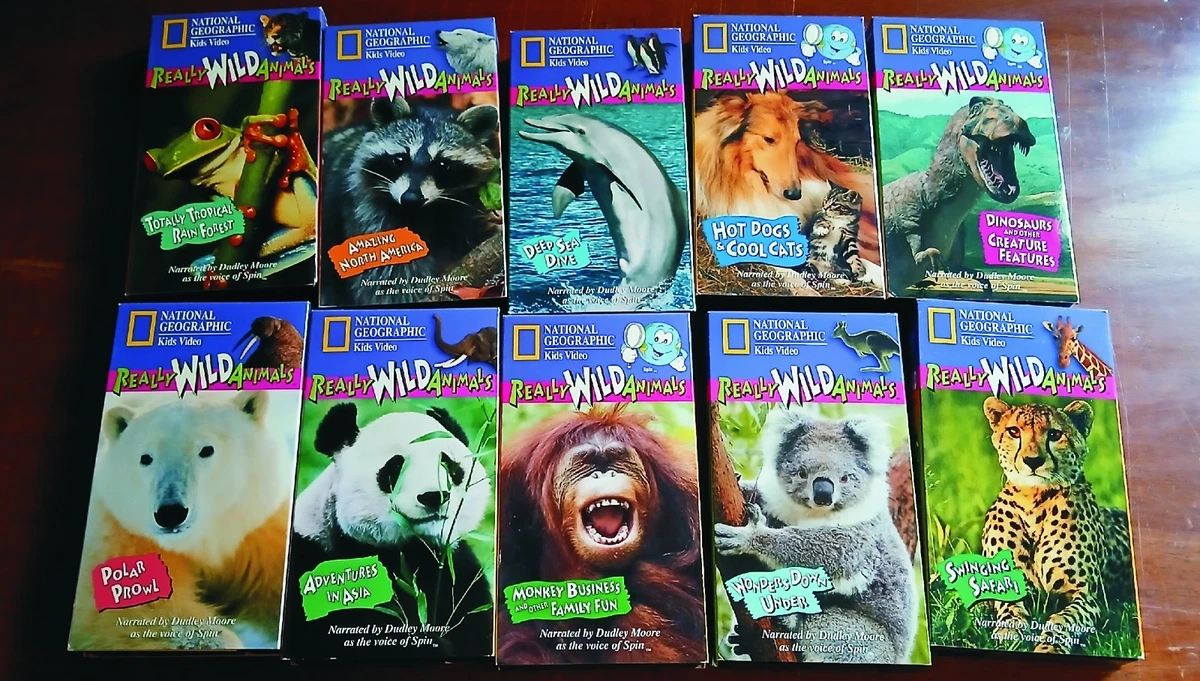 National Geographic Really Wild Animals In Vhs Tapes for sale | eBay