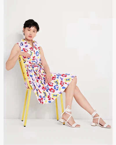 Abito Marina Kate Spade estivo fiori taglia media nuovo con etichetta