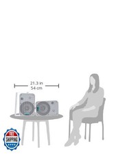 Pyle 2 Way Speaker System Pair - 500W Peak Power 16.51cm Passive Weatherproof...