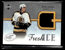 2005-06 Upper Deck Ice Fresh Milan Jurcina Boston Bruins #FI-MJ