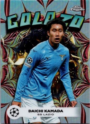 激レア カジノプロフェッショナルWindows CD-ROM 2023-24 DAICHI KAMADA TOPPS CHROME CHAMPIONS LEAGUE GL-13 GOLAZO