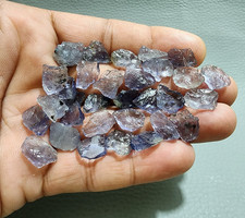 31 PCS Excellent Blue Iolite Rough Lot Raw Size 10-14 MM Crystal Blue Iolite Raw