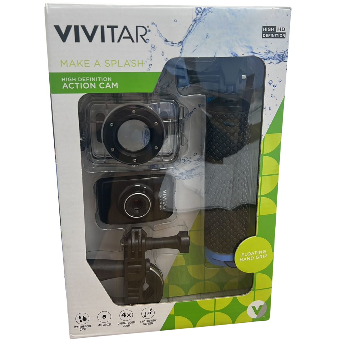 Máy ảnh Vivitar 4k Action Camera Dual Screen Manual Camcorder,Inch