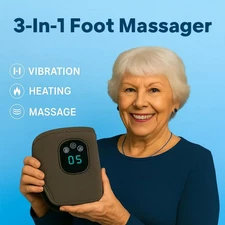 3-in-1 Ankle Massager – Heat & Vibration for Neuropathy & Foot Pain Relief USA