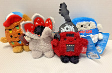 Lot of 4 NWT Bum Bumz Plush Stranger Things Netflix 5" Demogorgon Waffle Guitar