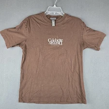 H&M Celebrate Diversity Womens Loose Fit T-shirt Brown Graphic Size XS