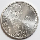 2002 Guernsey £1 One Pound William Duke of Normandy .925 Silver Coin