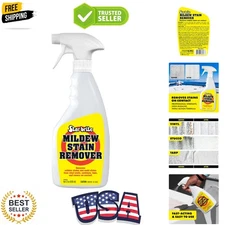 Mold Stain & Mildew Stain Remover + Cleaner – Lifts Dirt & Removes Mildew Sta...