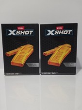 ZURU X-Shot Pro Clip Magazine Lot of 2 Half Size Full Size NEW
