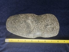 3/4 Grooved Indian Artifact Axe Head Arrowhead Tool Relic 8” Long 3" Wide Heavy!