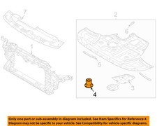 HYUNDAI OEM 2024 Sonata Radiator Support Radiator Support-Cover 29133L1200