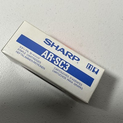 SHARP AR-SC3 Staple Cartridges Staples Refill 3-Pack New Box Office Supply