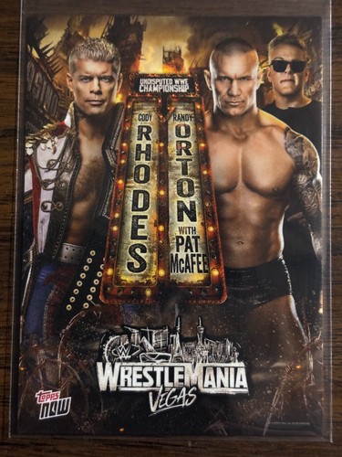 Randy Orton – Cody Rhodes / Randy Orton - 2026 WWE Topps NOW® - Card WMV2 - PR: 1674