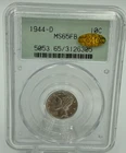 1944-D Mercury Dime PCGS MS65FB CAC Gold Label