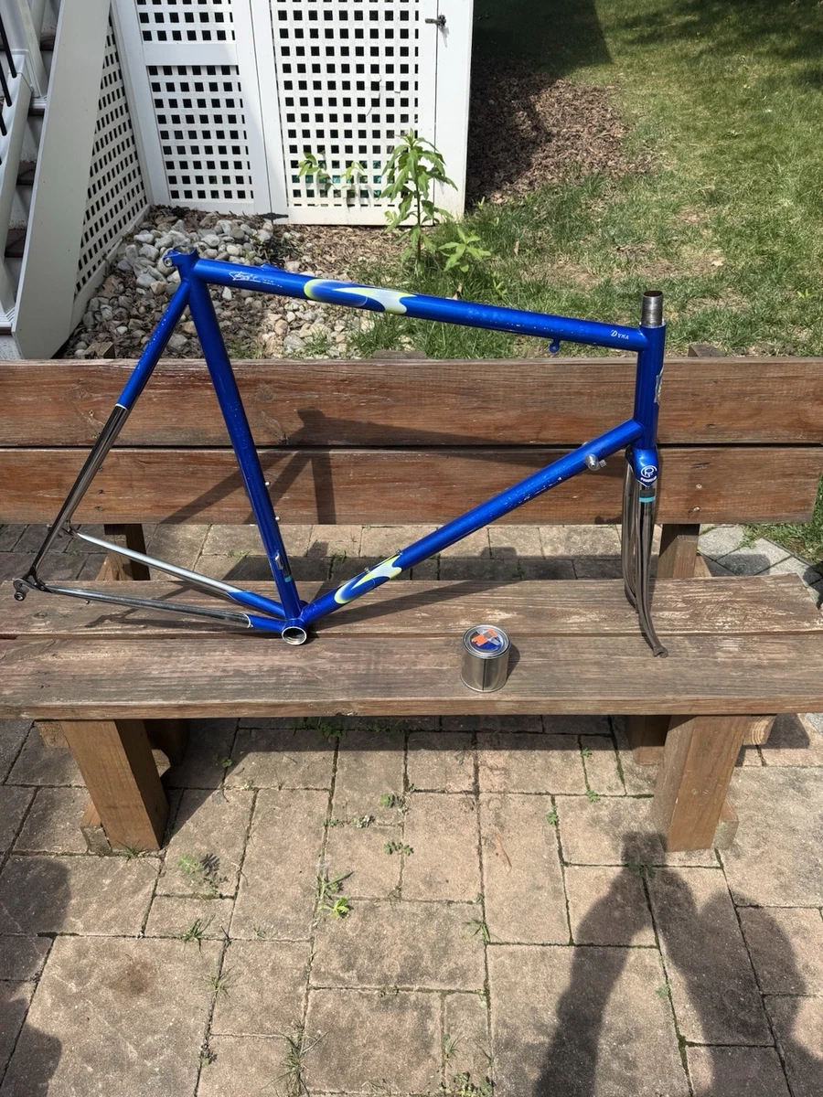 Steel and Fork Blue Vintage Bicycle Frames for sale | eBay