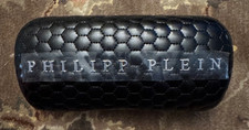 Philipp Plein Eyewear Case Sunglasses Case Logo Black Hard Shell New