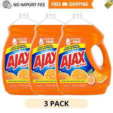 3 Pack AJAX Dish Liquid 145 fl oz Orange Dish Soap Dishwashing Cleaner