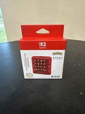 HORI 24-Game Card Case for Nintendo Switch 2 Pokemon Pixel Art Red