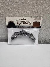 Creative Naturals Handbag Frame Victoria Purse Frame Antique Silver (CRAFTS)