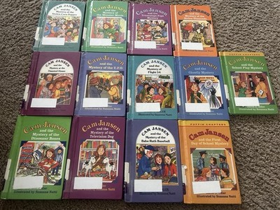 Lot Of 13 Vintage Cam Jansen  Chapter Books  Mystery Series Hardcover