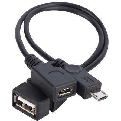 OTG Power Cable for Firestick 4K/4K Max/Lite/Cube/2nd Gen - High-Speed Black 
