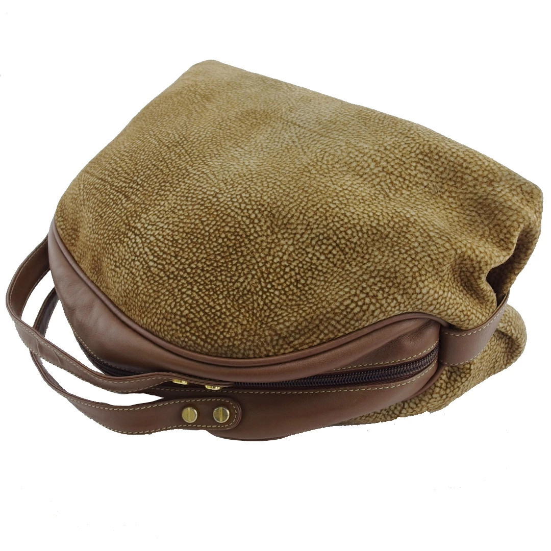 Borbonese BORBONESE Handbag Urchin Pattern Beige … - image 2