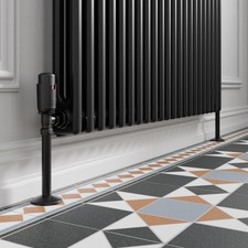 130mm Black Radiator Pipe Covers & Collars Rad Pipes Trim & Shrouds Radiators