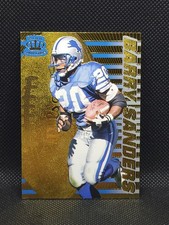 1996 Pacific Crown Collection Gold Foil Barry Sanders #P-48 Detroit Lions