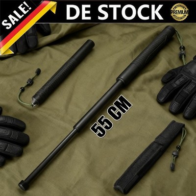 22  Teleskopstange Teleskopstöcke Telescopic Rod Stahl Wanderstock Einstellbar
