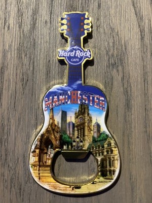 HARD ROCK CAFE V20 MANCHESTER CITY FLASCHENÖFFNER MAGNET - NEU