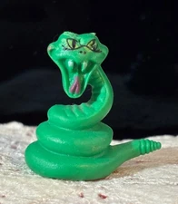 VINTAGE 1988 GENERAL MILLS GOLDEN CRISP CEREAL SNAKE PVC FIGURE