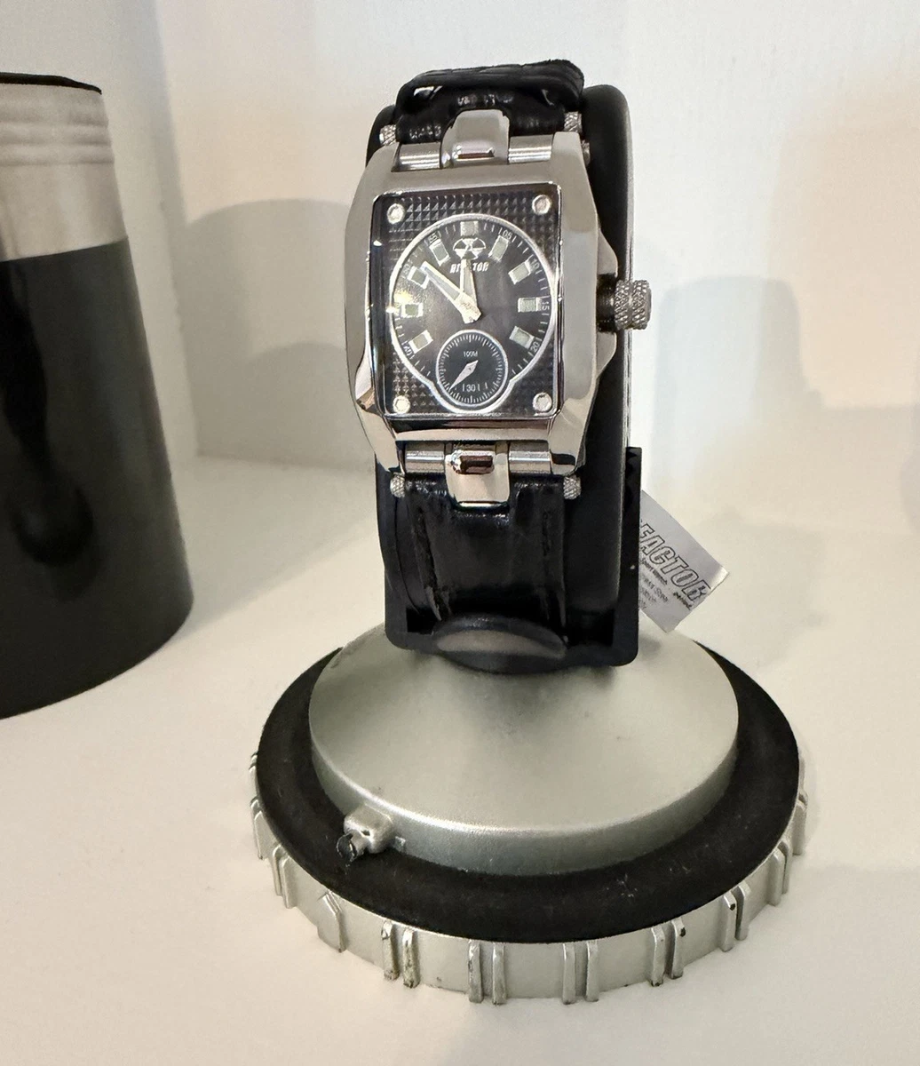 Reactor Fusion Rare Designer Watch Stainless Case Rectangular Dial Leather il_1080xN.7063166451_ihc7.jpg main image 2