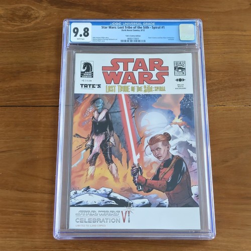 Star Wars: Lost Tribe of the Sith #1 CGC 9.8 Celebration Tates Variant LTD 1000