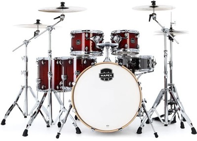 Mapex Armory Studioease Fast Toms 6-piece Shell Pack - Red Onyx Burst