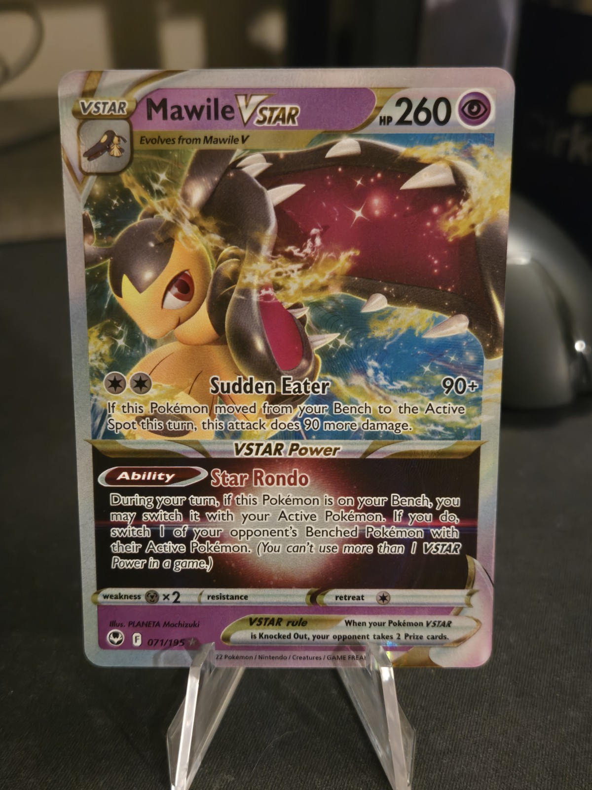 Pokemon TCG Mawile VSTAR #71/195 Silver Tempest 2022 -NM